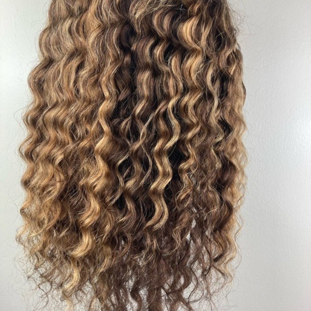 Blonde Highlight Human Hair Wig